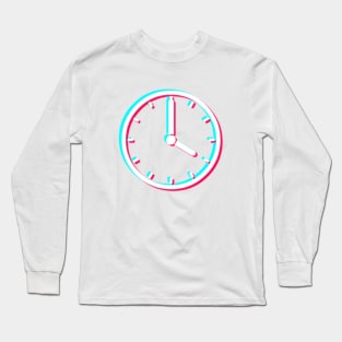 Vaporwave Clock Long Sleeve T-Shirt